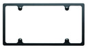 BILLET SPECIALTIES License Plate Frame Slim Line Black BLK55020