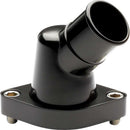 BILLET SPECIALTIES Black Chevy 45 Degree Water Neck BLK90420