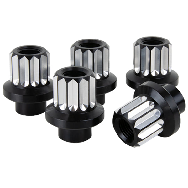 BILLET SPECIALTIES Race Lug Nuts 5 Pack 1/2-20 x 1/2in LNRMS122050