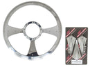 BILLET SPECIALTIES Stiletto - Profile Steering Wheel 14in P30092