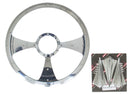 BILLET SPECIALTIES Stiletto - Profile Steering Wheel 15.5in P34092
