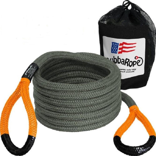 BUBBA ROPE Jeep Recovery Gear Set 3/4in x 30ft Gray/Orange 176855DRG