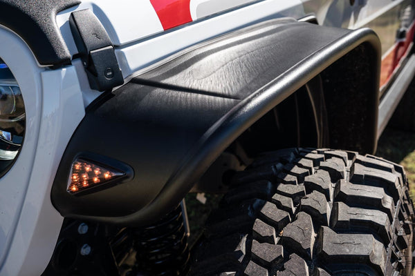 BUSHWACKER 20- Jeep Gladiator Fen der Flares Flat Style 10928-07