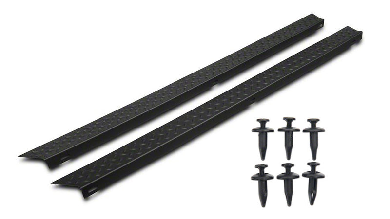 BUSHWACKER 97-06 Jeep Trail Armor Side Rocker Panel Pair 14002