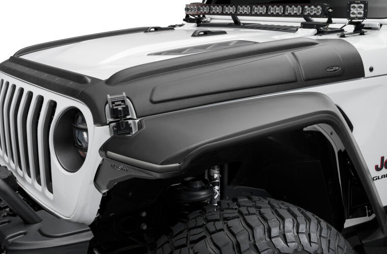 BUSHWACKER Trail Armor Hood Armor 07-18 Jeep Wrangler JK 14129