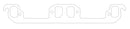 COMETIC GASKETS Exhaust Manifold Gasket Set Dodge 5.2l/5.9L Mag. C5558-064