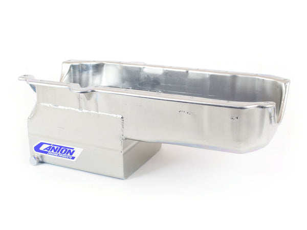 CANTON SBC Drag Race Oil Pan - 6qt. w/1pc. Rear Main 13-080T