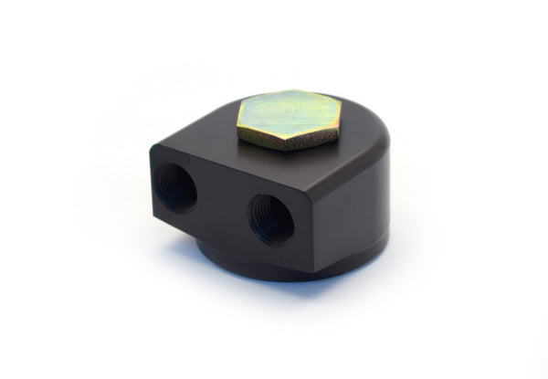 CANTON 22mm 90 Deg. Oil Filter Adapter 22-598