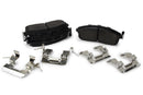 CENTRIC BRAKE PARTS Posi-Quiet Semi-Metallic Brake Pads with Hardwar 104.08151