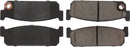 CENTRIC BRAKE PARTS Posi-Quiet Ceramic Brake Pads with Shims and Har 105.0481
