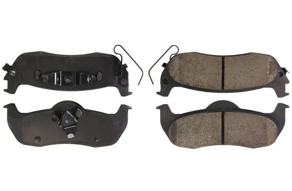 CENTRIC BRAKE PARTS Posi-Quiet Ceramic Brake Pads with Shims and Har 105.1041