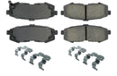 CENTRIC BRAKE PARTS Posi-Quiet Ceramic Brake Pads with Shims and Har 105.1073