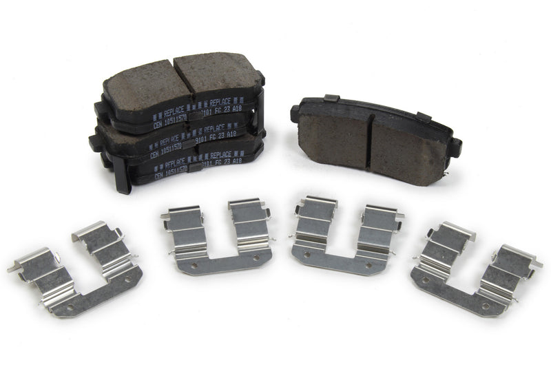 CENTRIC BRAKE PARTS Posi-Quiet Ceramic Brake Pads with Shims and Har 105.1157
