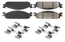 CENTRIC BRAKE PARTS Posi-Quiet Ceramic Brake Pads with Shims and Har 105.1376