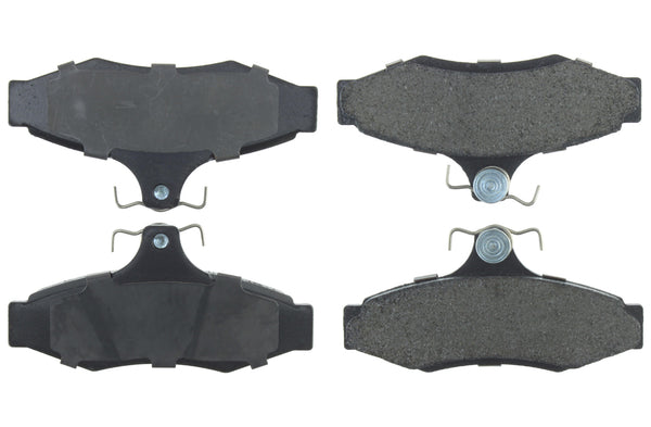 CENTRIC BRAKE PARTS Posi-Quiet Extended Wear Brake Pads with Shims 106.0724