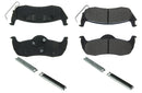 CENTRIC BRAKE PARTS Posi-Quiet Extended Wear Brake Pads with Shims a 106.1087