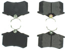 CENTRIC BRAKE PARTS Premium Semi-Metallic Br ake Pads with Shims 300.034