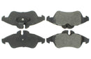 CENTRIC BRAKE PARTS Premium Semi-Metallic Br ake Pads with Shims and 300.095
