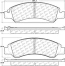 CENTRIC BRAKE PARTS Brk Pads W/Hrdwr 306.1363