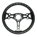 CHASSIS ENGINEERING 13in Black Alum. Dished Steering Wheel C/E2741