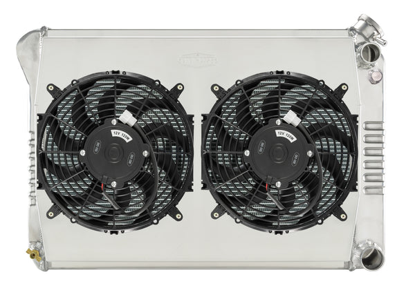 COLD CASE RADIATORS 68-79 Nova Radiator LS LS Swap Dual 12in Fan CHN549SK