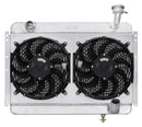 COLD CASE RADIATORS 56-60 Corvette Radiator w/ Dual 12in Fan Kit CHV710K