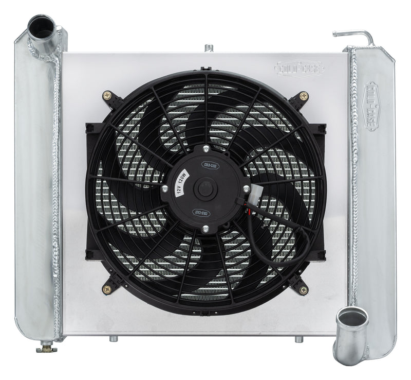 COLD CASE RADIATORS 61-62 Corvette Radiator w/ 16in Fan Kit CHV711K