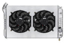 COLD CASE RADIATORS 69-72 Corvette Radiator w/ 12in Dual Fan Kit CHV714A-1K