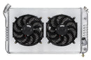 COLD CASE RADIATORS 69-72 Corvette Radiator w/ Dual 12in Fan Kit CHV714AK