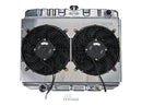 COLD CASE RADIATORS 67-70 Mustang BB 24in Ra diator & 16 Fan Kit AT FOM588AK