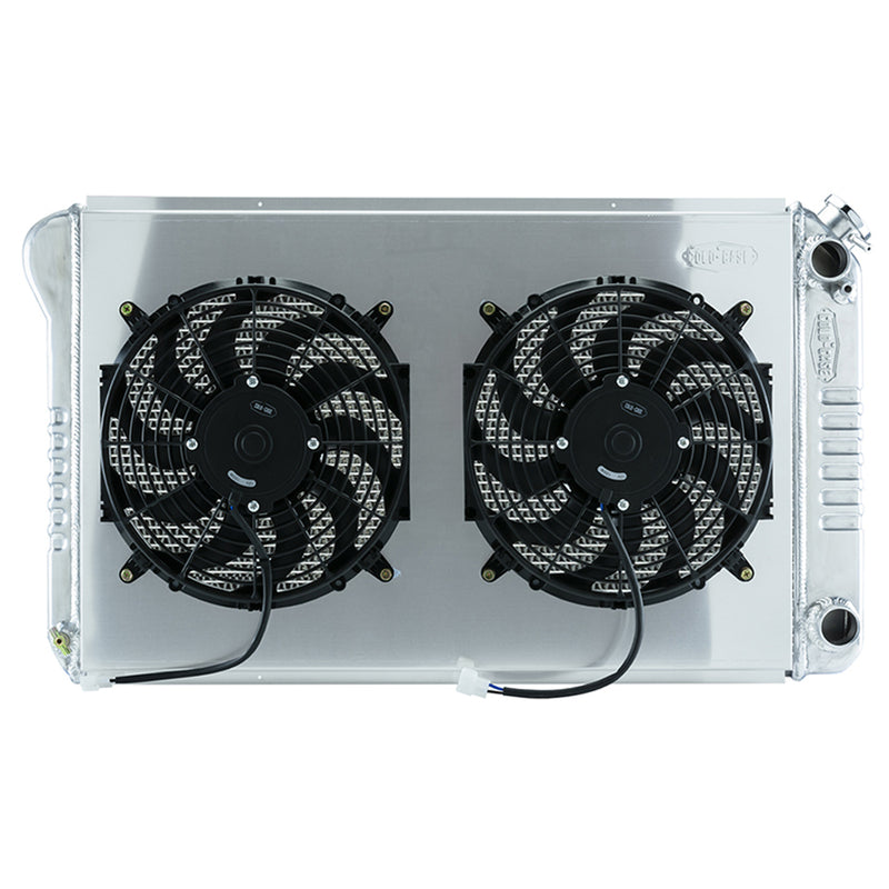COLD CASE RADIATORS 68-72 A-Body LS Swap Rad iator &Dual 12in Fan GMA546AK