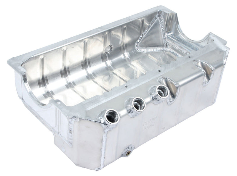 CHAMP PANS SBC Dry Sump Oil Pan w/ Dart Block