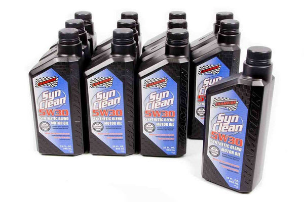 CHAMPION BRAND 5w30 Syn-Blend Oil Oil 12x1Qt 4231H/12