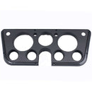 CLAYTON MACHINE WORKS Gauge Bezel 67-72 GM P/U Carbon Fiber With Gray 6772-C