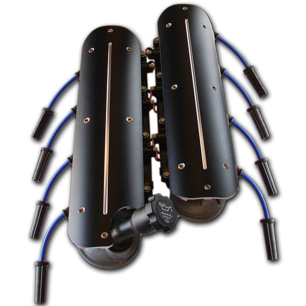 CLAYTON MACHINE WORKS LS Engine Coil Covers Pair Black LSC-01-B