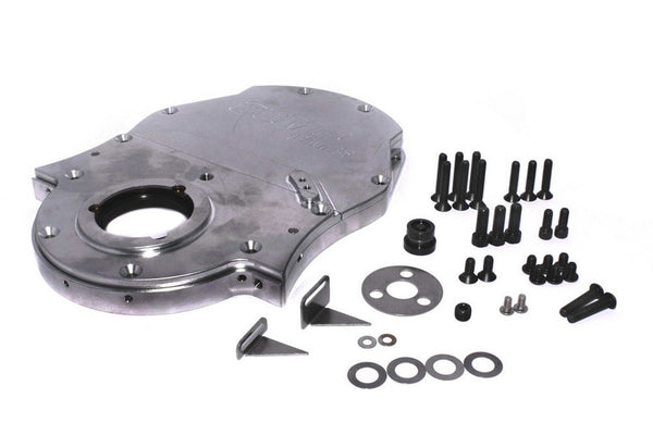 COMP CAMS BBC Billet Alm. Timing Cover 3-Piece Design 312