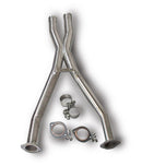 CORSA PERFORMANCE Crossover X Pipe 2.5in 16 Gauge Stainless Steel 14131