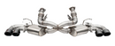 CORSA PERFORMANCE Axle Back Exhaust System 21100BLK