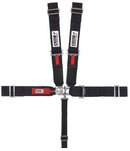CROW SAFETY GEAR 5-Pt Harness Small Latch Black Pull Down LS Only 20054