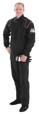 CROW SAFETY GEAR Proban Suit XX Large BLA CK SFI-3.2A/1 Style Leg 23044