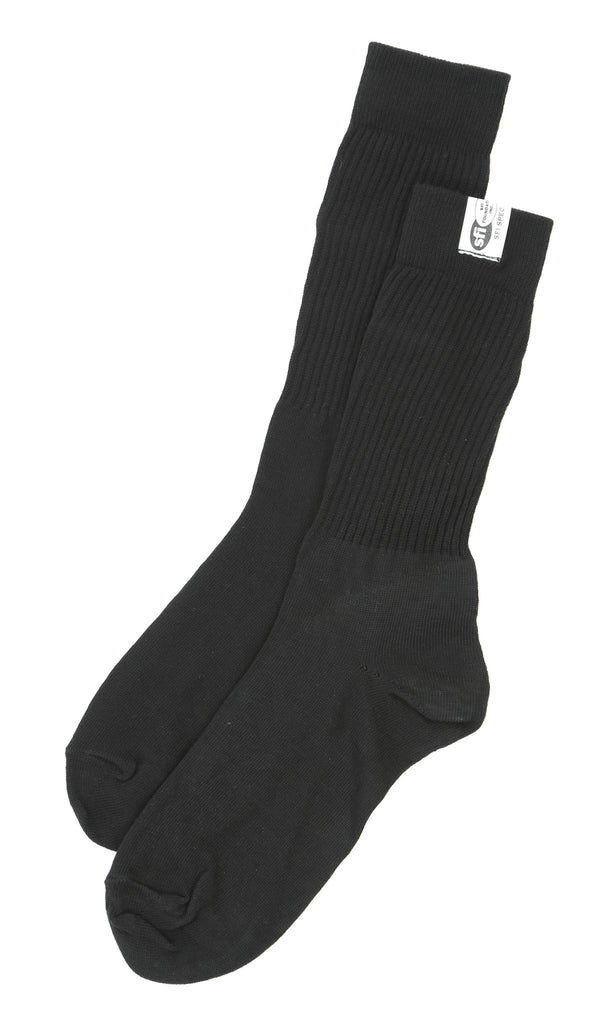 CROW SAFETY GEAR Black FR Blend SFI 3.3 Sock X-Large 12-13 29118B
