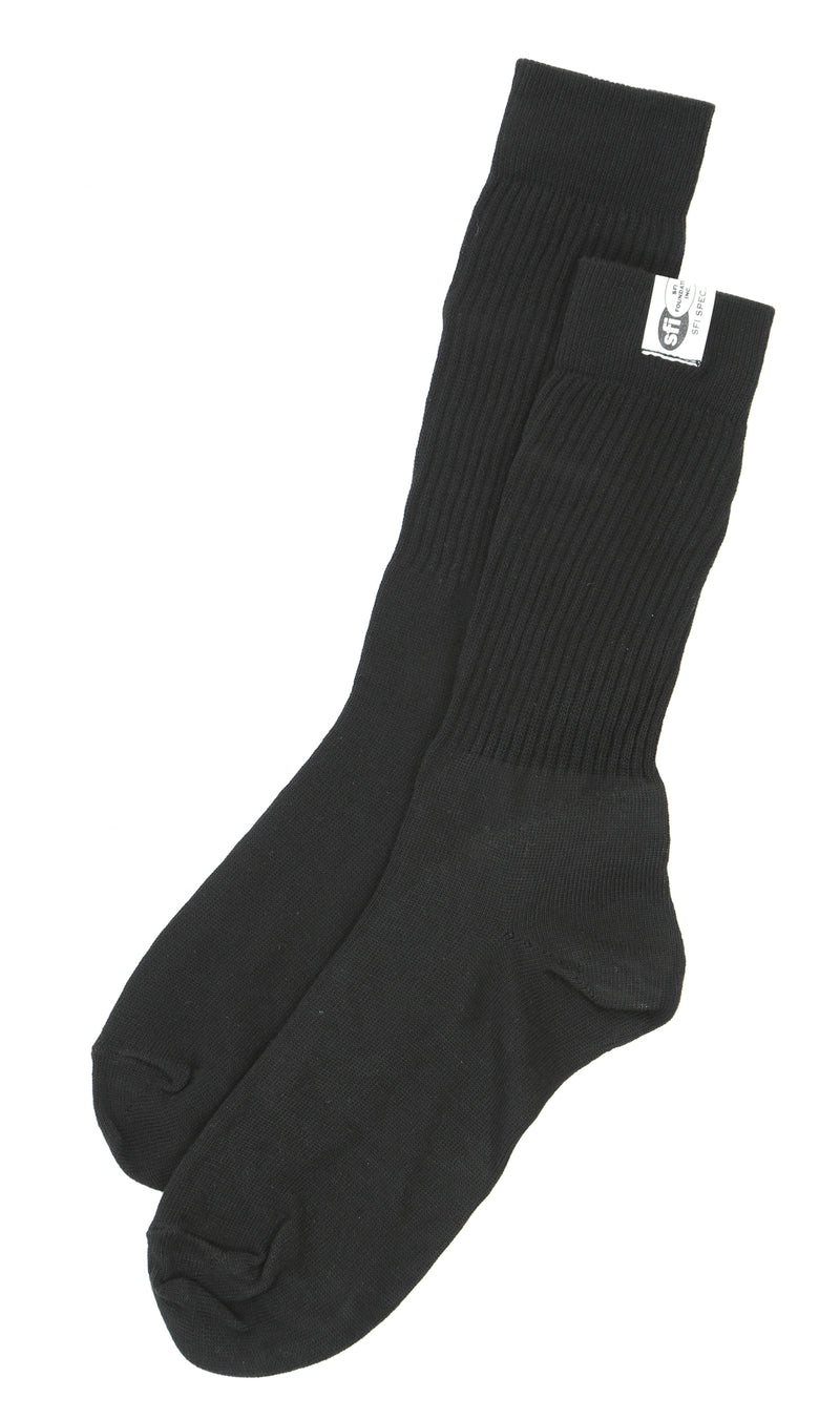 CROW SAFETY GEAR Black FR Blend SFI 3.3 Sock X-Large 12-13 29118B
