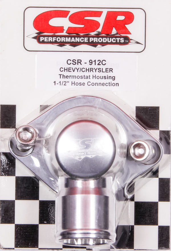 CSR PERFORMANCE Swivel Thermostat Hsng. GM & Mopar 1-1/2in Hose 912C