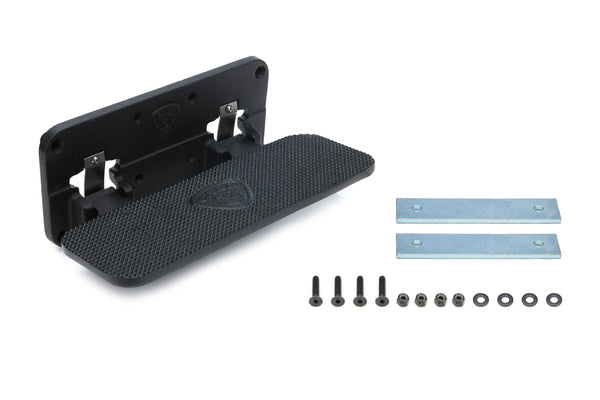 CARR Mega Step Flat Mount Black Powder Coat 190001