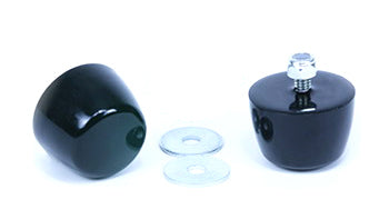 DAYSTAR PRODUCTS INTERNATIONAL 87-06 Jeep YJ Hood Bumpers - Black KJ71051BK