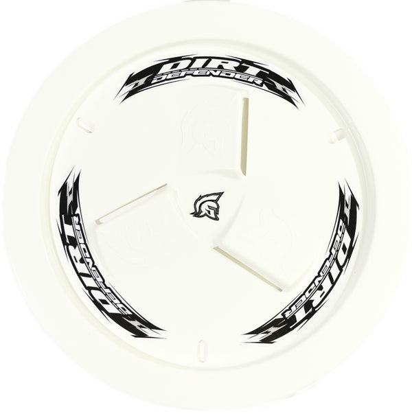 DIRT DEFENDER RACING PRODUCTS Wheel Cover White Vented 10240