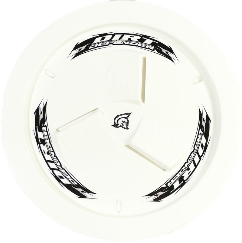 DIRT DEFENDER RACING PRODUCTS Wheel Cover White Vented 10240