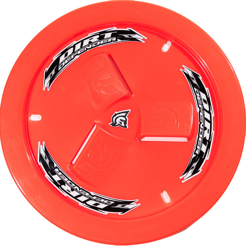 DIRT DEFENDER RACING PRODUCTS Wheel Cover Neon Red Vented 10281