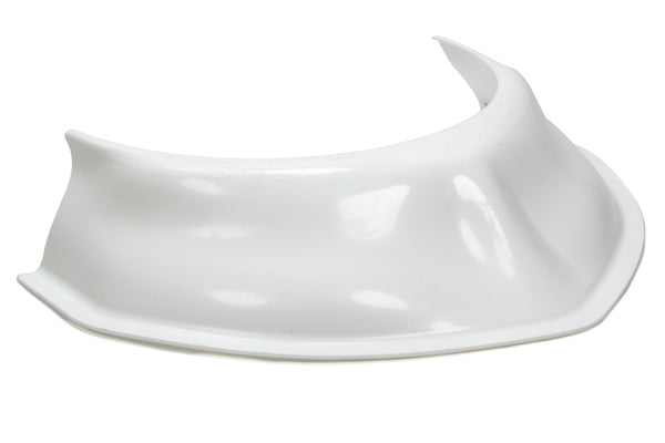 DIRT DEFENDER RACING PRODUCTS Hood Scoop White 3.5in Tall 10390