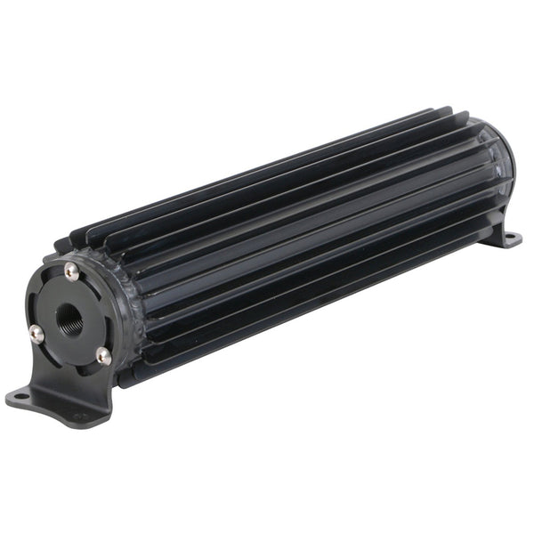 DERALE Single-Pass Heat Sink Co oler 12in Black Anodize 13270
